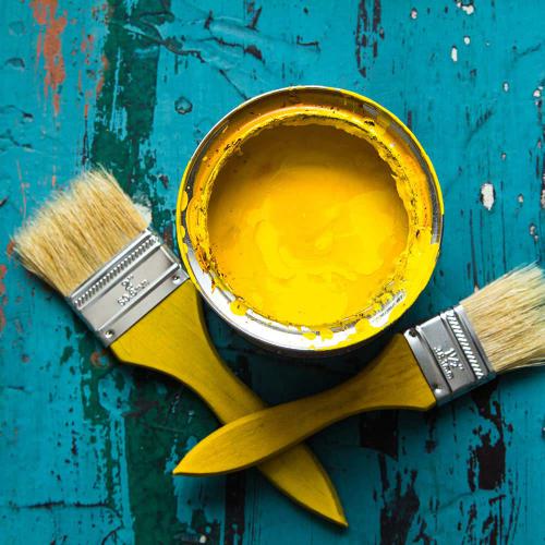 Yellow Paint can - Airdrie Paint and Decor
